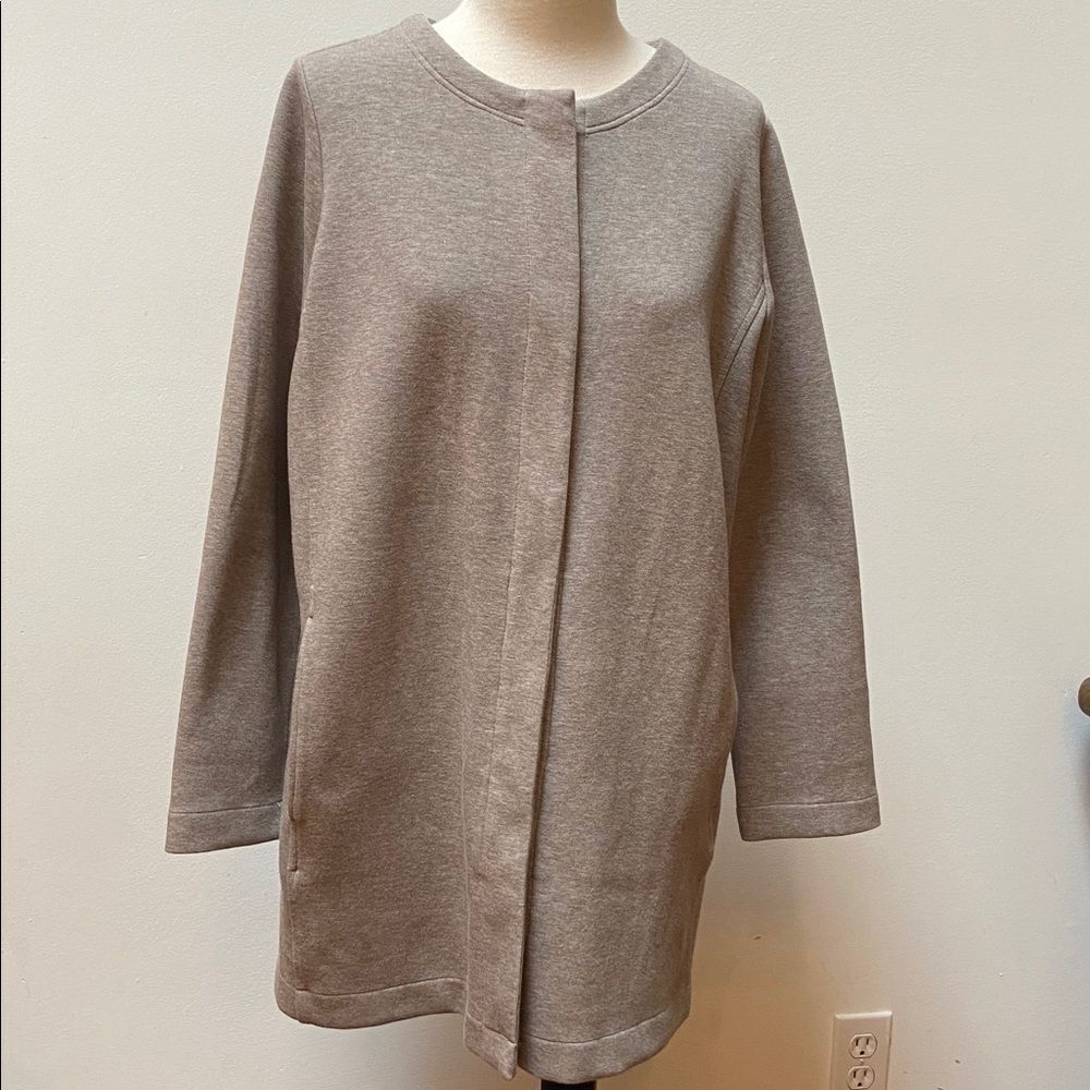 Purejill Tan Long Sleeve Cardigan
